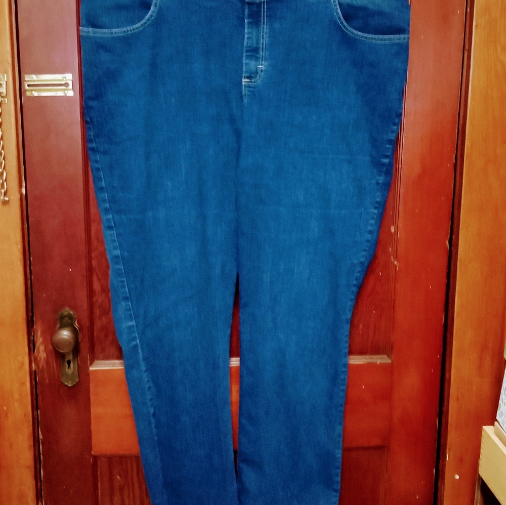 Riders by Lee straight leg plus size 22W M 31" IS